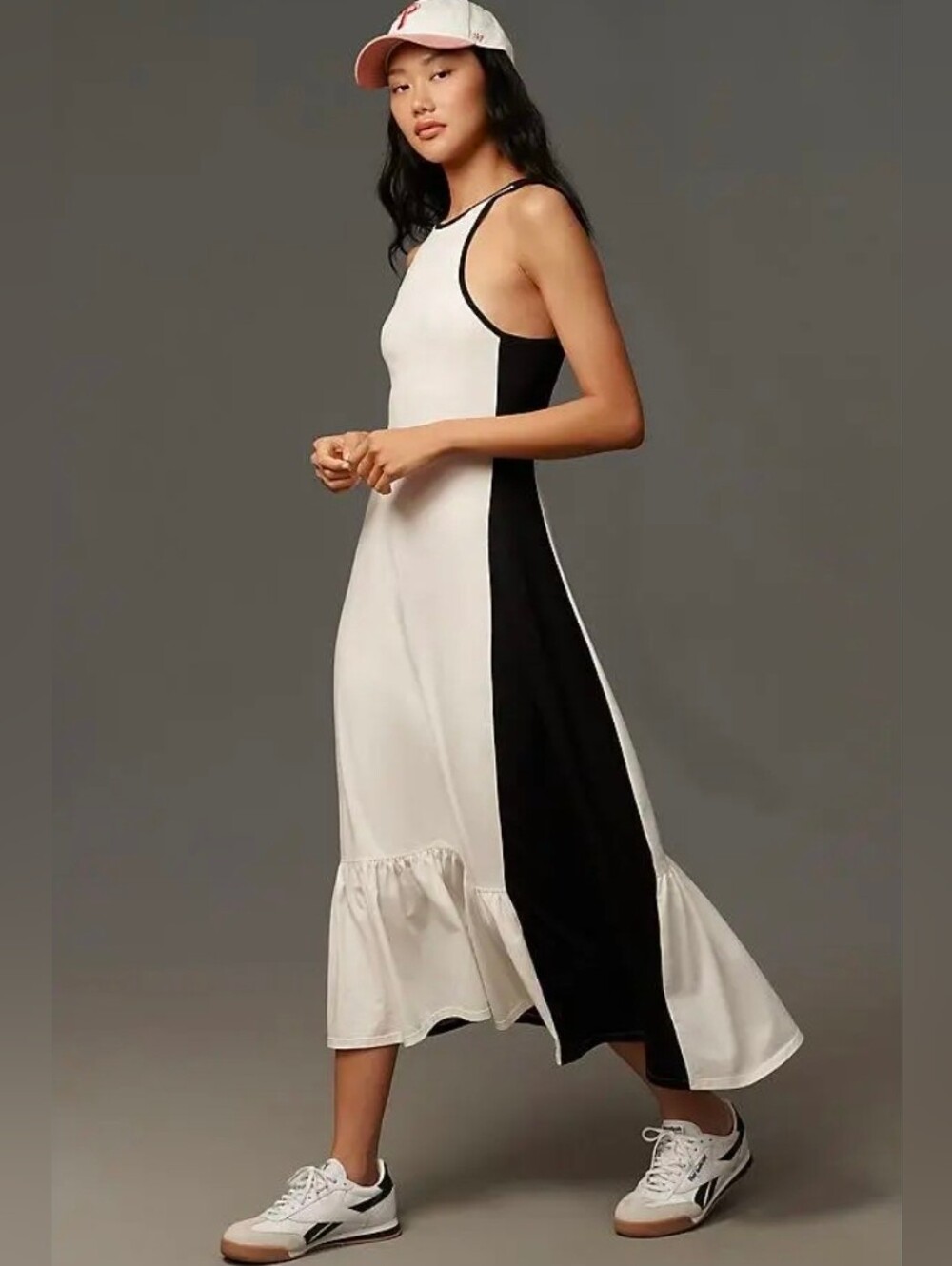 Daily Practice Colorblock Racer Midi Dress